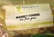La Ferme de l’Ouest . Magret fourré au foie gras