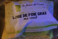 La Ferme de l’Ouest . Lobe de Foie gras de canard mi-cuit