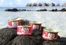 Conserverie de Tahiti. rillette de Thazard Nature