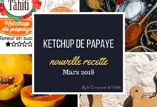 Conserverie de Tahiti. ketchup de papaye