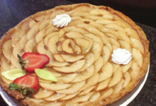 Pâtisserie La Marquisienne. Tarte aux pommes