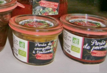 Bocaux et légumes de Ploezal. Purée de courgettes à l'indienne