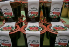 Bocaux et légumes de Ploezal. Confiture de cerise