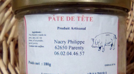 Benoît Nacry. Pâté de tête