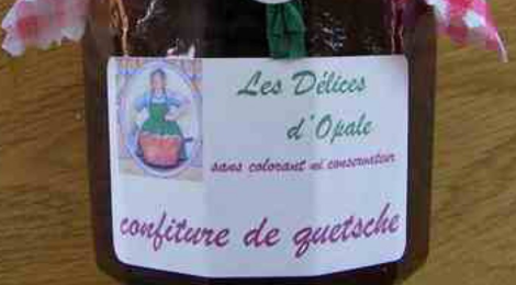 Les délices d'Opale.  Confiture de quetsche
