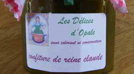 Les délices d'Opale.  Confiture de reine claude
