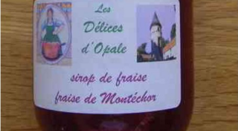Les délices d'Opale. Sirop de fraise