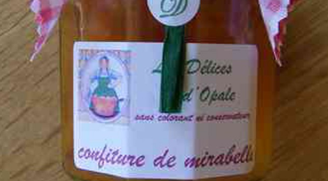 Les délices d'Opale. Confiture de mirabelle