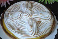 Gaec des hauts prés. Tarte citron meringuée