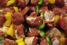 Ferme des hauts prés. Brochettes poivrons