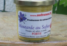 Safrance. moutarde forte au safran