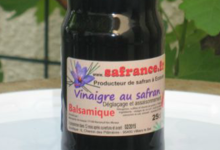 Safrance. vinaigre balsamique au safran