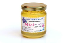 Safrance. miel d'acacia au safran
