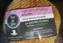 Xav de Lille. Gaufres fourrées au café
