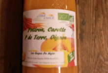 La ferme du major. Soupe bio potiron carotte  