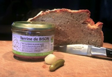 Bisons d'Auvergne. Terrine - 80% viande de Bison