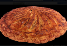 Pierre Chauvet. Galette des rois au chocolat