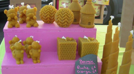 le rucher de l'abeille charentaise. bougies