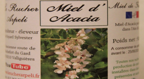 Le Rucher Arpeli. Miel d'Acacia