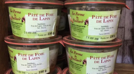 La Ferme Du Paillard. Pâté de foie de lapin