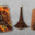 A Trianon, chocolatier confiseur. Tour Eiffel en chocolat