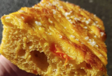 Boulangerie Utopie. Focaccia à la Patate Douce