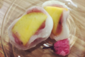Aki Boulangerie. daifuku à la mangue fraîche et pâte de Sakura