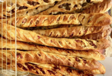 Boulangerie De Belles Manières. baguettes aux lardons