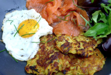 Le Stube. galettes de légumes crousti-fondantes