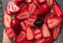 Pâtisserie Sitron. Tarte aux fraises