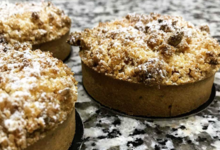 Pâtisserie Sitron. Tarte pommes amandes