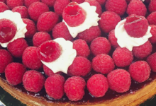 Boulangerie Le Petit Parisien. Tarte framboise