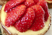 Boulangerie pâtisserie Bara Mintin. Tartelette aux fraises