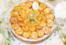 Bontemps pâtisserie. Tarte aux Mirabelles et Romarin