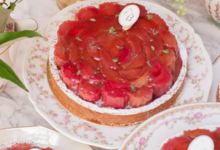 Bontemps pâtisserie. Tarte rhubarbe