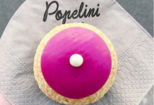 Popelini. Chou Cheesecake Cassis