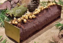 Maison Foucade. Bûche au cacao cru