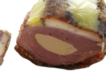 Castaing. Magret de canard rôti farçi au foie gras