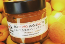 Biomomo Hashimoto. Confiture abricot gingembre