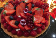 Maison Marnay. Tarte aux fruits rouges