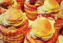 Fairrier traiteur. vol au vent au ris de veau