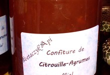 Confiture de citrouille/agrumes au miel - Metaczyk'api - Quincy-Voisins (77)