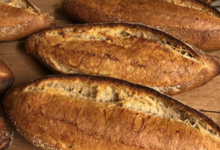 Boulangerie moderne. Pain de campagne bio