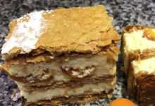 Boulangerie moderne. Millefeuille