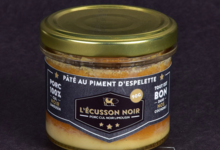 L'Ecusson Noir. Pâté de Porc cul noir Limousin au piment d'Espelette