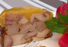 Ferme du Vidalies. Marbré de chapon au foie gras