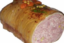 Salaisons Guèze. Porcelet farçi