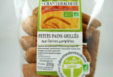 iscotterie La Chanteracoise. Petits pains grillés aux farines complètes