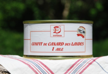 Duperier. aile de confit de canard gras des Landes