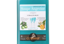 Distillerie Combier. Préparation pour Soupe Angevine curaçao bleu